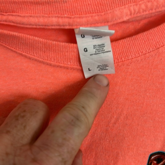 Brew Thru size large orange Tshirt great shape - Picture 3 of 4